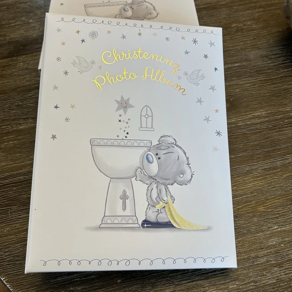 Tiny Tatty Teddy Me to You Christening Photo Album 160 Photos 4x6 Gift Box